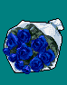 青薔薇花束